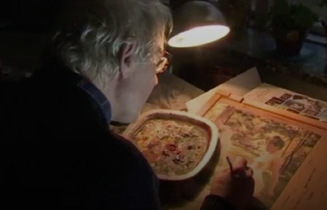 ڤيلْكس في مرسمه